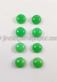 Chrysoprase Smooth Round Cabochon